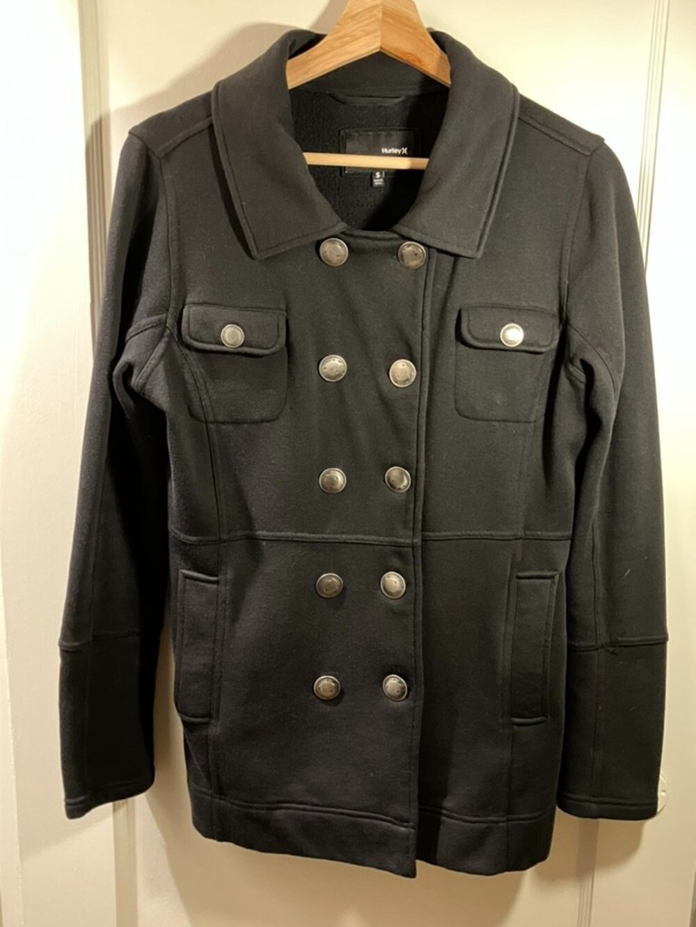 Hurley cotton peacoat/utility jacket